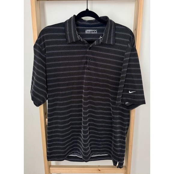 Nike Other - Nike Fit Dry Golf men's polo shirt short sleeve half button front Medium (B3)